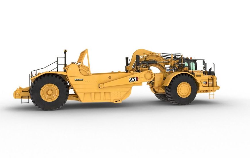 Caterpillar relaunches signature Cat® 651 Wheel Tractor Scraper with improvements to productivity, cycle times and comfort